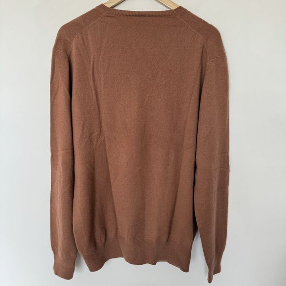 Bypac 100% Cashmere Men’s Diamond Print Sweater Size L - Picture 5 of 5